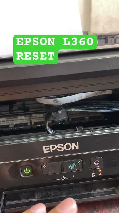 How To Reset Epson L360 Gjr Printer Repair Youtube