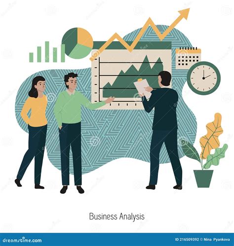 Business Analysis Concept Stock Vector Illustration Of Banking 216509392