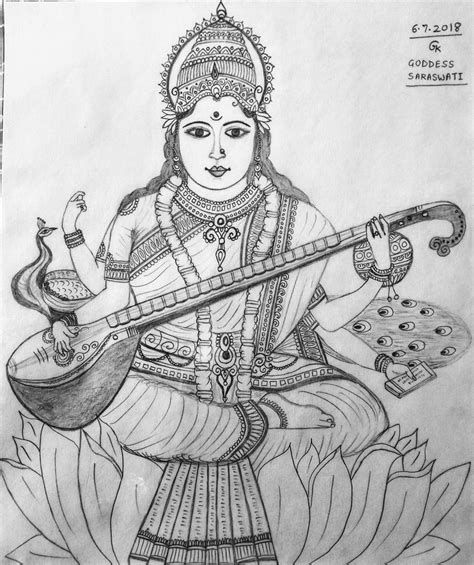 Saraswati - Drawing Skill