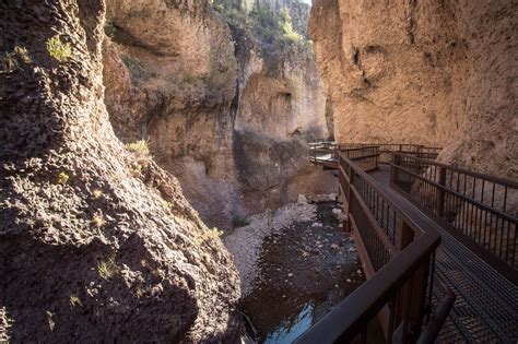 Hiking Catwalk Recreation Trail And Whitewater Creek In Gila National