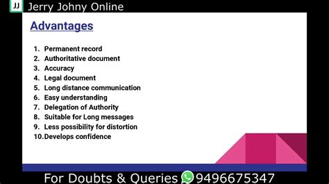 Written Communication Advantages And Disadvantages Class 23 Youtube