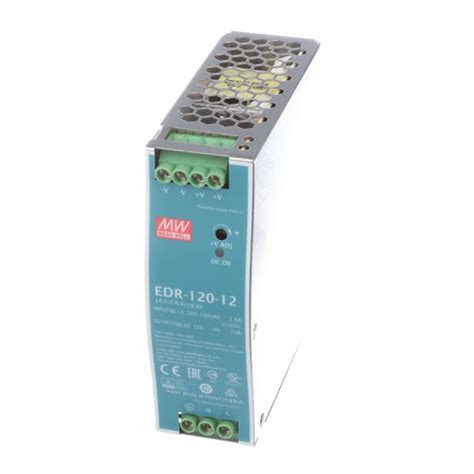 Mean Well Edr Power Supply Ac Dc V A V In