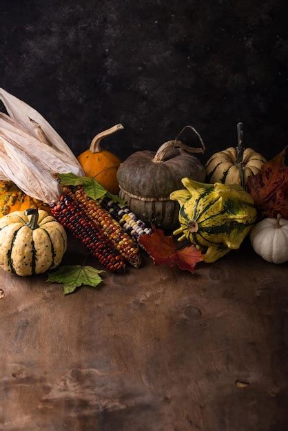 Premium Photo Autumn Still Life With Pumpkin