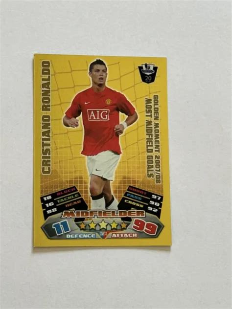 MATCH ATTAX 2011 12 11 12 Cristiano Ronaldo Golden Moment Pas De GM 33