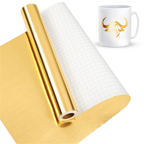 Buy Brushed Gold Permanent Vinyl Roll For Cricut Lya Vinyl X Ft