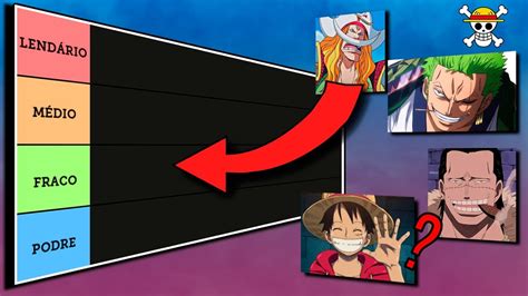 MELHOR TIER LIST DE ONE PIECE MAIS FORTES DEFINITIVA YouTube