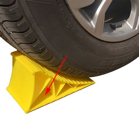 Rv Camper Large Wheel Chocks With Handle And Rope For Safety Car Chocks