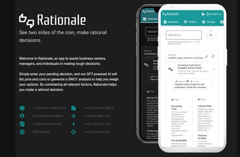 Rationale Tool Information Alternatives Foundr AI