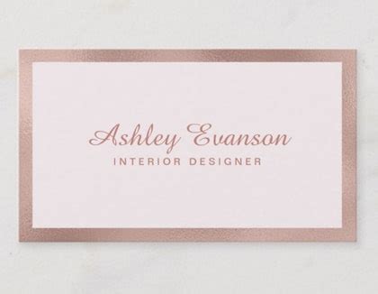 Rose Gold Foil Business Cards - Printing Mallorca | Print Fast 24 Hrs, Business Cards, Brochures ...