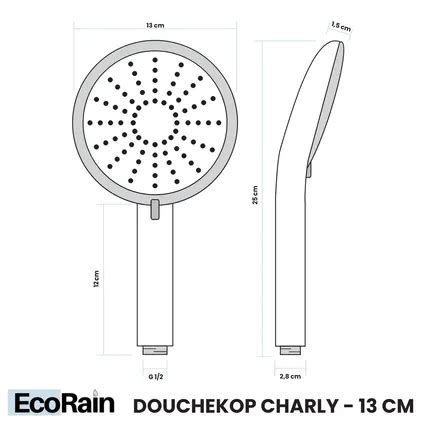 Ecorain Waterbesparende Douchekop Charly Cm Met Doucheslang