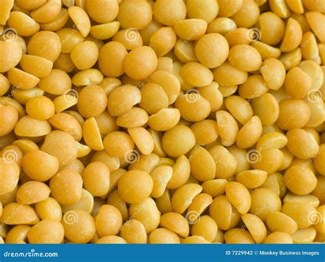 Yellow Split Peas Stock Photo Image Of Frame Food Fresh 7229942