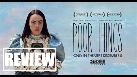 Poor Things Review Emma Stone Mark Ruffalo Willem Dafoe Youtube