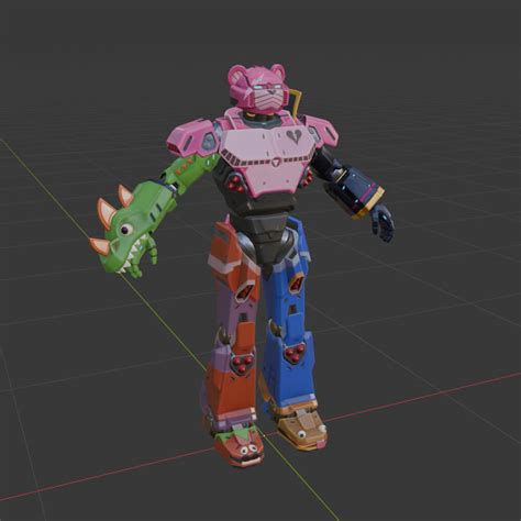 Mecha Team Leader - Fortnite 3D Model by Shevraar