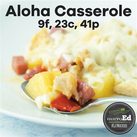 Aloha Chicken Casserole - GetMacroEd