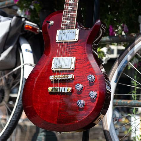 Prs S2 Mccarty 594 Single Cut Fire Red Burst Reverb