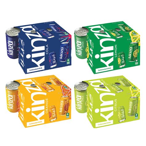 Kinza Can 360ml Variety Pack Pack Of 6 Pieces Total 24 Pieces