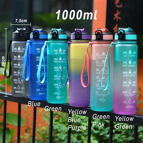 Jual Korting Botol Minum Estetik Botol Minum Motivasi 1l 14l 15l