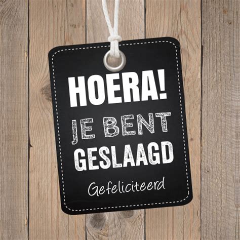 Felicitatie Geslaagd