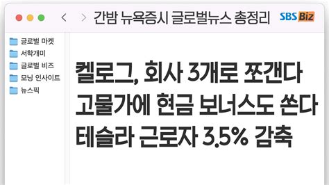 간밤 뉴욕증시 글로벌뉴스 총정리 미국에서 생산토록 삼성 설득해야머스크에 회사 매각 승인 요청 Sbs Biz