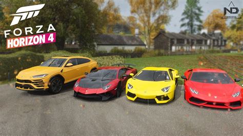 Forza Horizon 4 49 Trải Nghiệm Lamborghini Urus Và Đoàn Siêu Xe Lamborghini Youtube