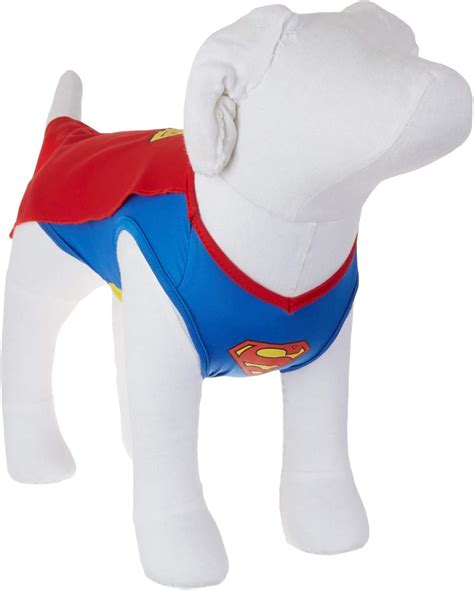 Dc Comics Superman Dog Costume Large L Superhero