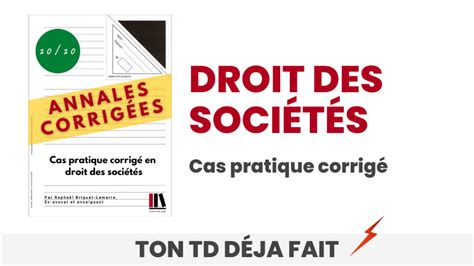 Cours de droit des sociétés Aideauxtd