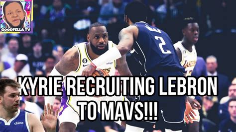 Kyrie Irving Trying To Recruit Lebron James To Dallas Mavericks