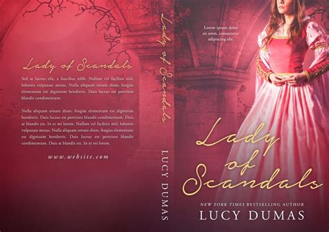 Lady Of Scandals Historical Romance Premade Book Cover For Sale