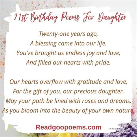 Top 5 Heartfelt Birthday Poems for Your Daughter