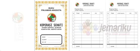 Contoh Buku Koperasi Sekolah Berkas Belajar