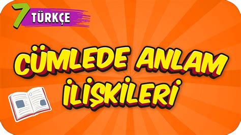 S N F T Rk E C Mlede Anlam Li Kileri Youtube