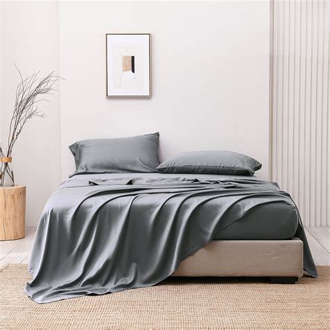 Twin Xl Cooling Bed Sheets Set Viscose Derived From Bamboo Hotel