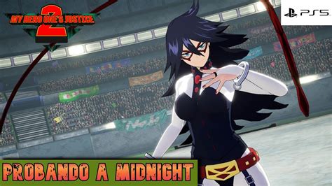 Llegó la profesora waifu Probando a Midnight en My Hero One s Justice