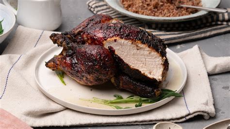 Blackberry Glazed Sage Roast Chicken Recipe