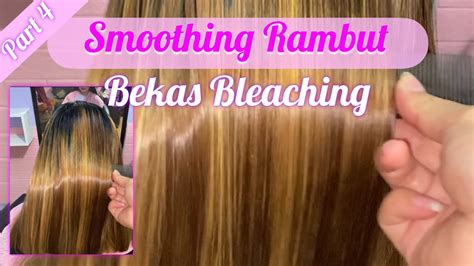 Cara Smoothing Rambut Bekas Bleaching Dengan Matrix Rambut Rusak