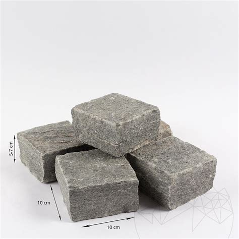 Kavala Riven Slate Cobblestone 10 X 10 X 5 8 Cm 1 Ton 6 7 Sqm