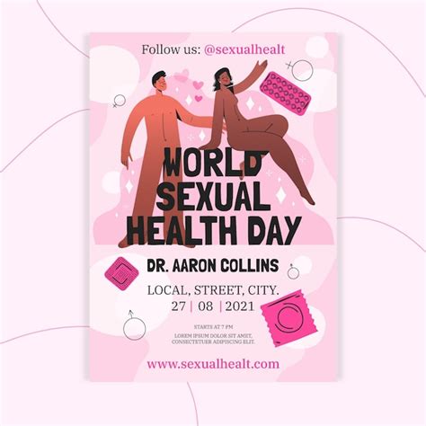 Free Vector Hand Drawn World Sexual Health Day Flyer Template