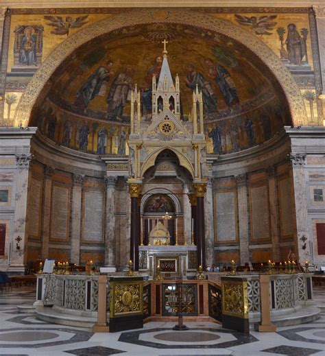 Ciborium Of Arnolfo Di Cambio 1285 San Paolo Fuori Le Mu Flickr