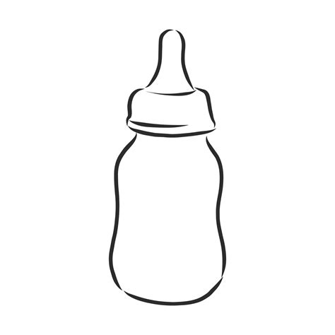 Mamadeira Para Desenhar - desenho vetorial de mamadeira 8917968 Vetor no Vecteezy