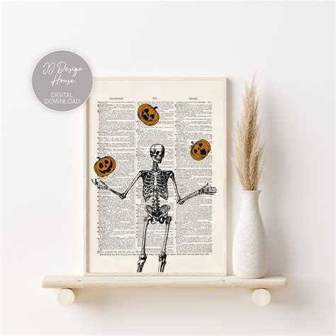 Vintage Halloween Decor Set Of 6 Prints Diy Halloween Decor Etsy