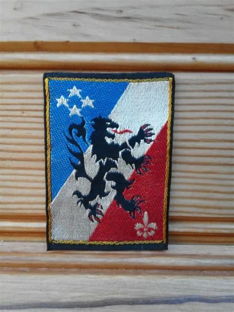 ECUSSON PATCH INSIGNE militaire broderie tissu 3e corps d armée bleu