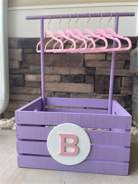 Baby Closet Crate Baby Shower Crate Baby Gift Basket Baby Etsy