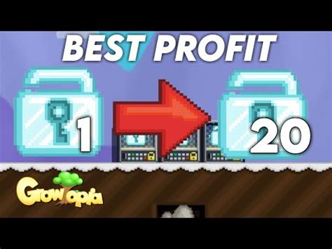 BEST PROFIT IN GROWTOPIA EASY DLS GROWTOPIA LAZY PROFIT 2021 YouTube