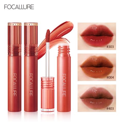 Focallure Jelly Clear Dewy Lip Tint Lip Gloss Lipstick High Pigment