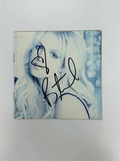 Autograph Signed Britney Spears Booklet COA - Etsy