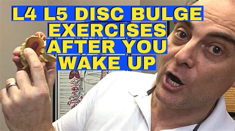 Best L4 L5 Disc Bulge Exercises For Morning After You Wake Up Dr