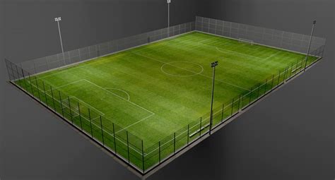 Campo De Futebol Low Poly Mini Modelo 3D TurboSquid 1641510 ...