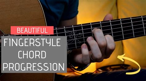 Beautiful Fingerstyle Chord Progression On Guitar YouTube