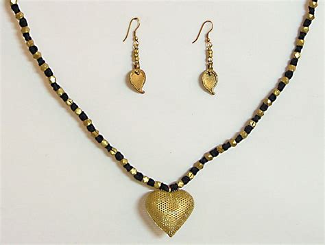 Brass Jewelry Set