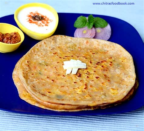 Paneer Paratha Recipe Stuffed Paratha Recipes Chitras Food Book